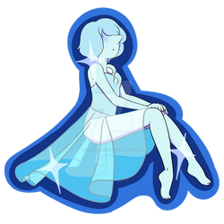 Blue Pearl Charm