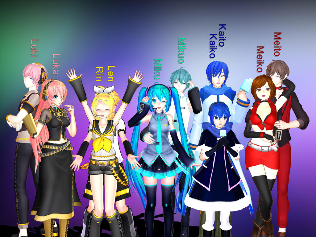 MMD Vocaloid 2 by Lune124 on DeviantArt