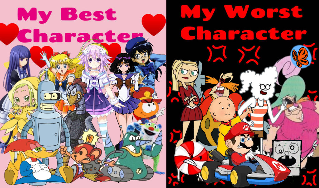 My Best Characters And Worst Characters By Frankensteinplutie On Deviantart My Best Characters And Worst Characters By Frankensteinplutie On Deviantart