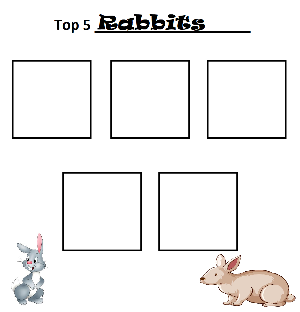Top 5 rabbits (BLANK) by FrankensteinPlutie on DeviantArt