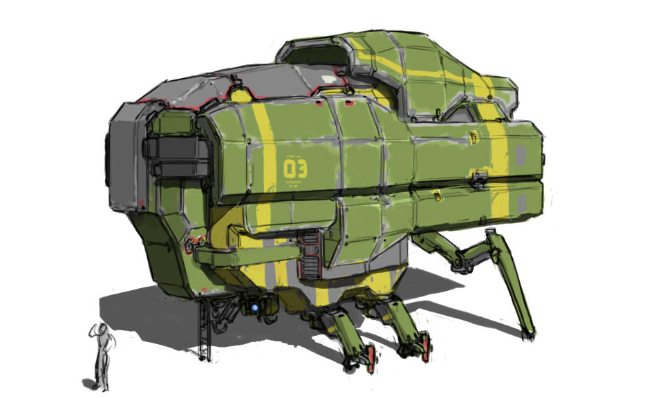 Command Pod Reference Image mining vessel - command pod by Daemoria on DeviantArt