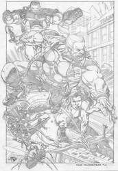 Thunderstrike by Morales pencils