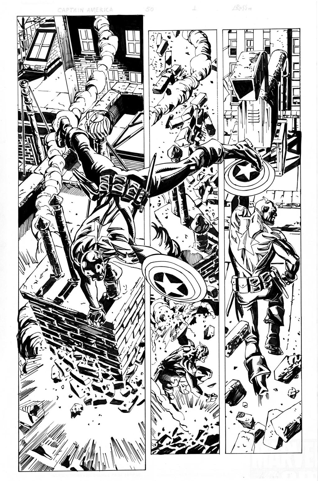 Cap pencils by Luke Ross, inks by Ulises Curiel