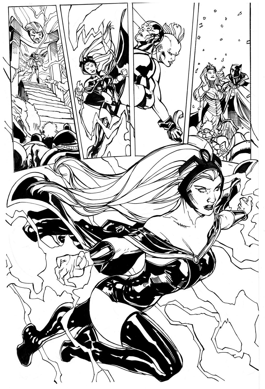 Storm By Dodson inks by Curiel
