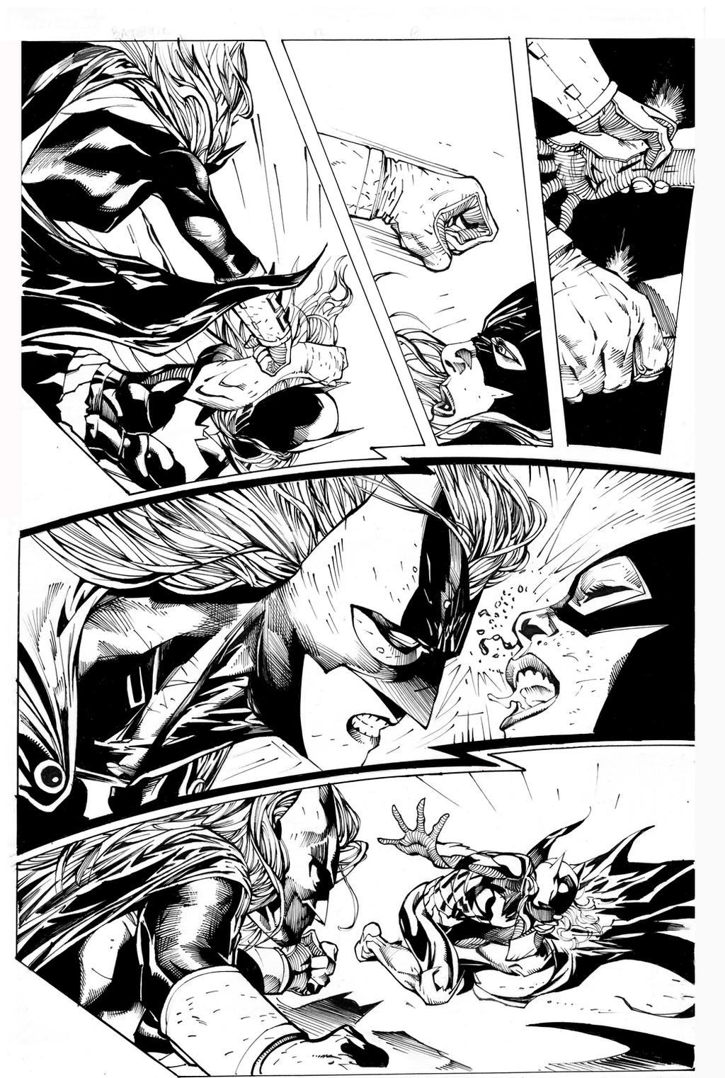 Batwoman By Syaf 3 inks, Curiel