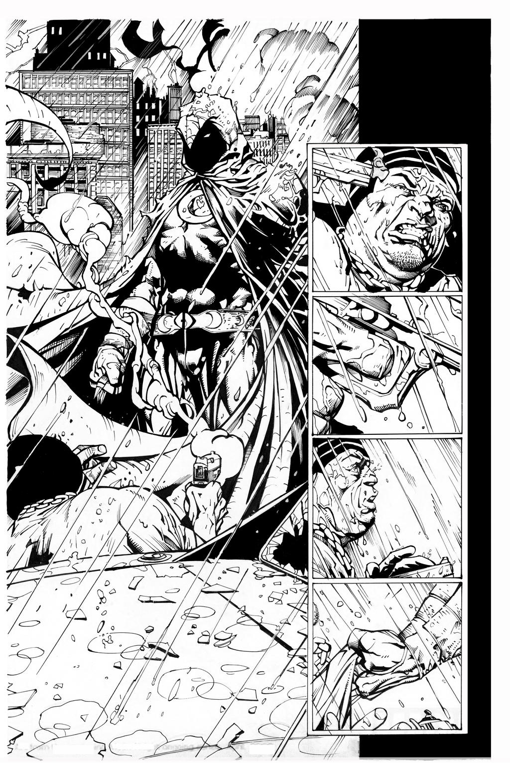 MOON KNIGHT PENCILS BY FINCH, INKS BY CURIEL