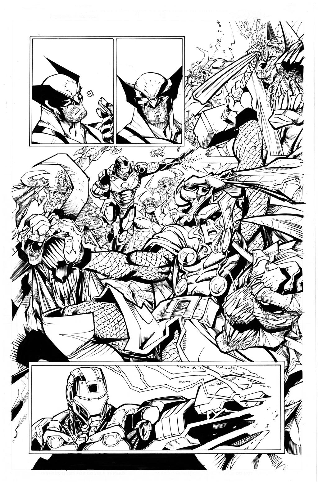 Avengers by Sandoval, inks by Curiel