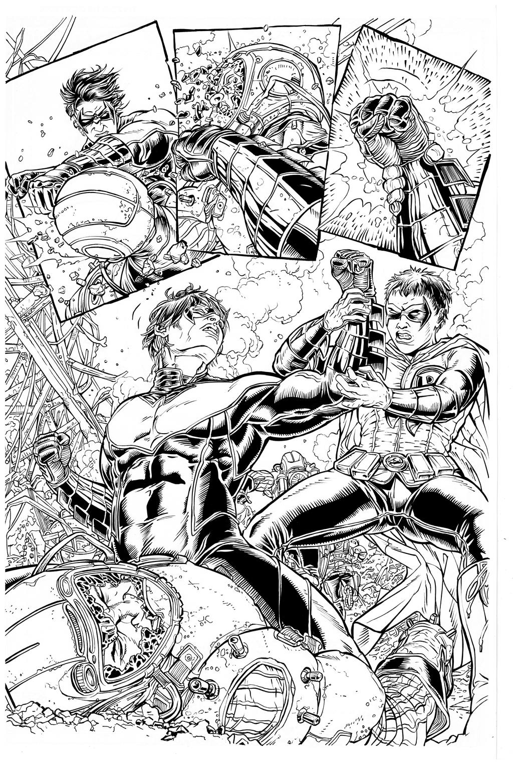 Nightwing By Juan Ryp, inks Curiel