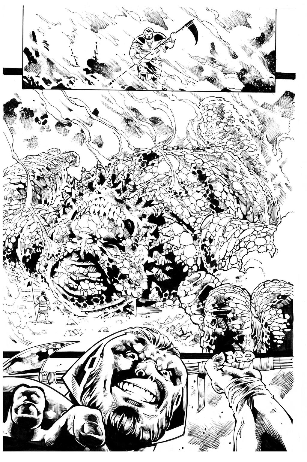 Darkside By Paulo Siqueira inks Curiel