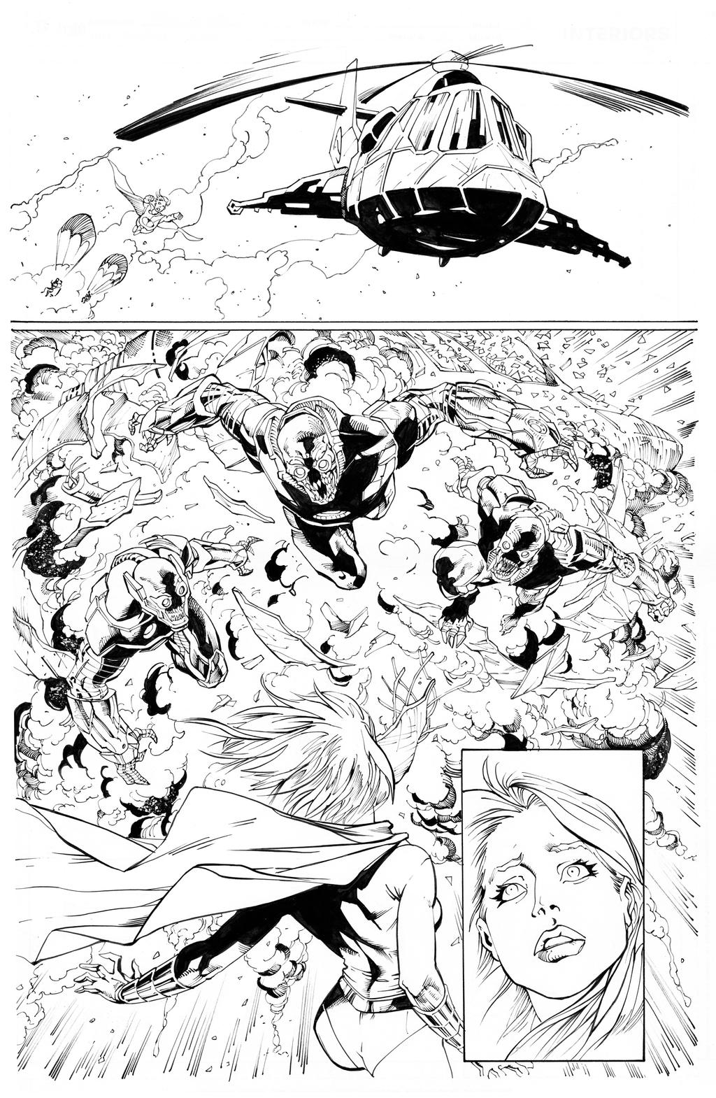 Supergirl By Robson Rocha inks Curiel