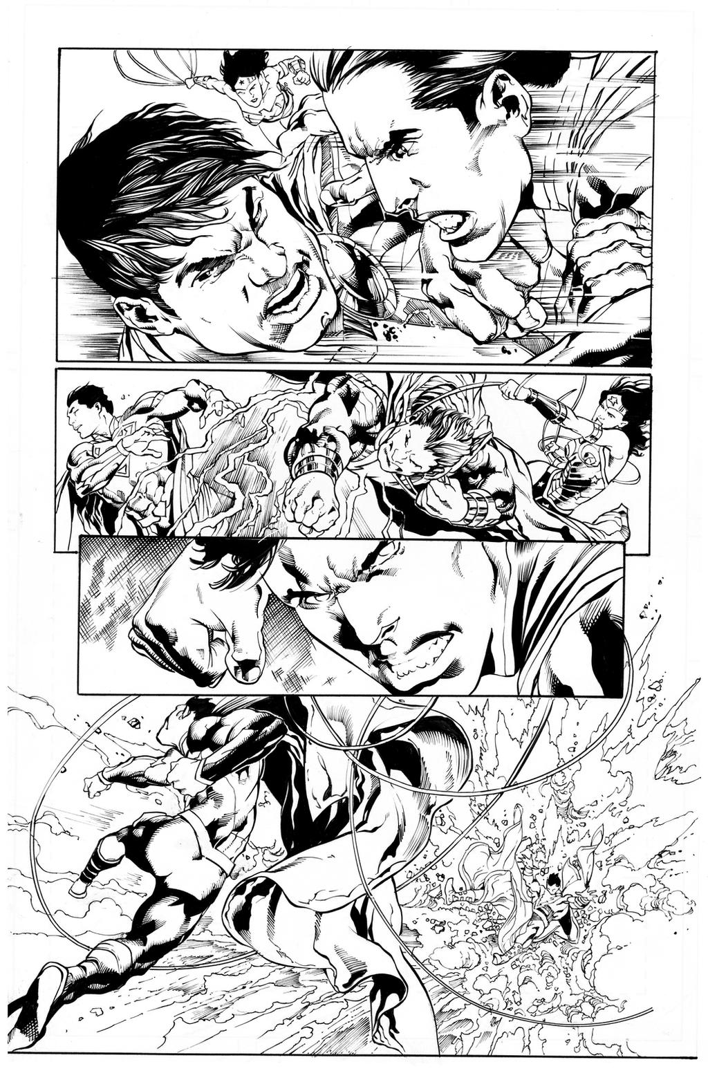 Shazam Vs Supes By Reis inks Curiel