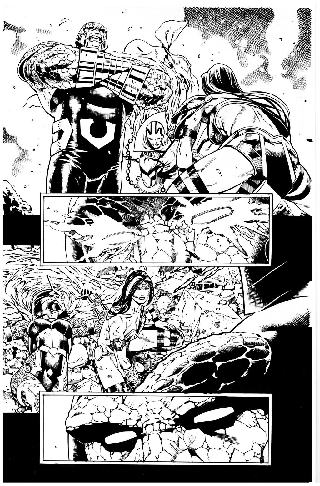 New Gods By Paulo Siqueira inks Curiel