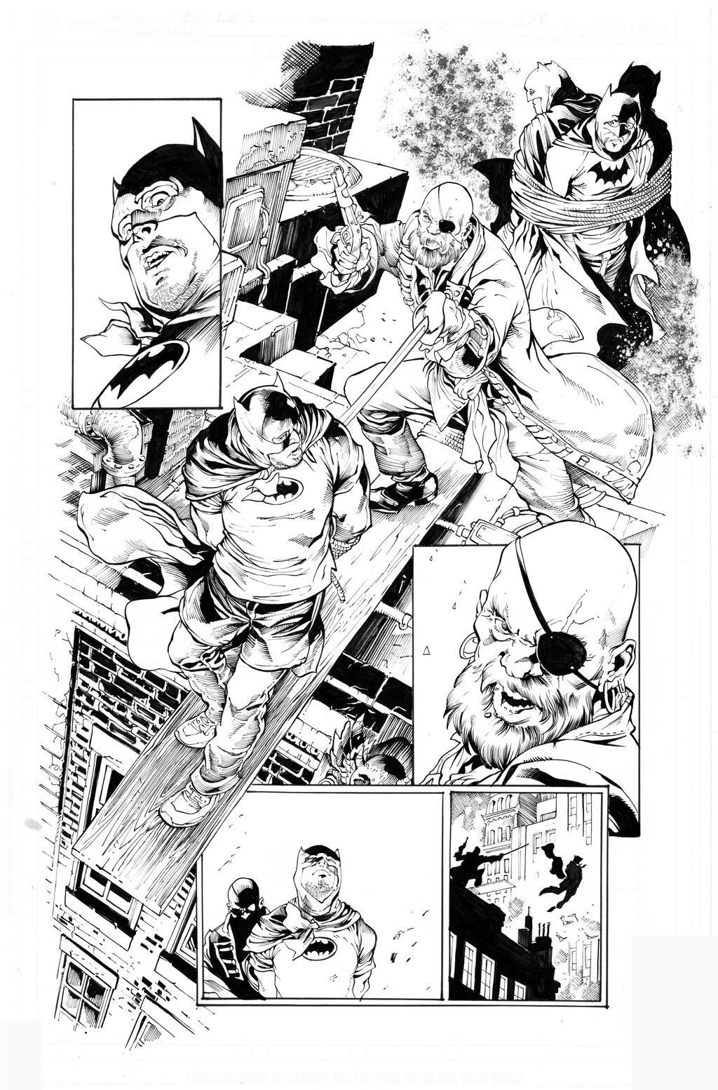 Batman by Ivan Reis, inks by Curiel
