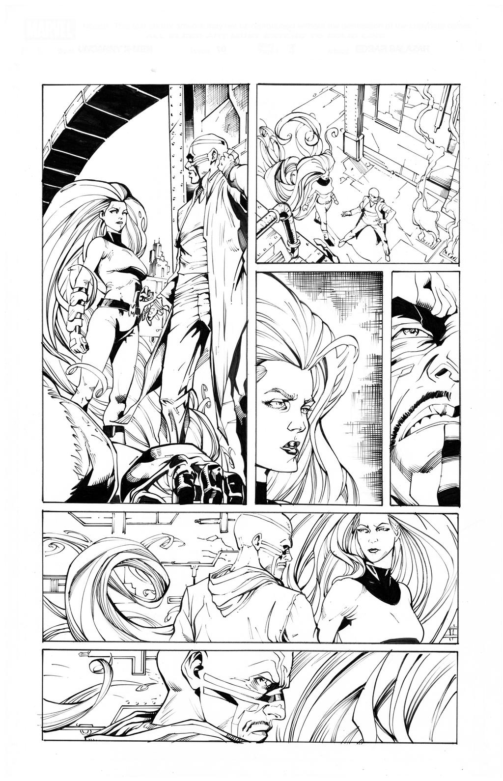 Inhumans By Salazar, inks Curiel