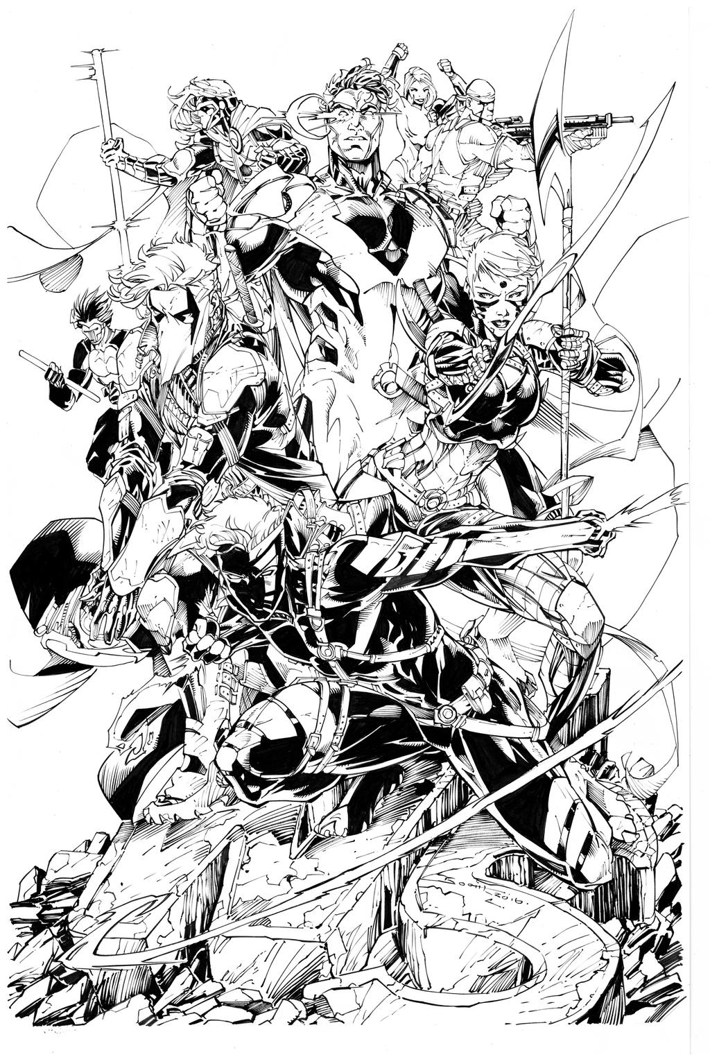 Wildstorm By Booth inks Curiel