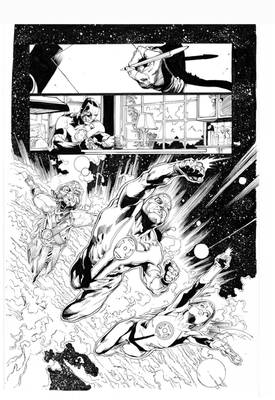 Green Lantern By Robson, inks Curiel