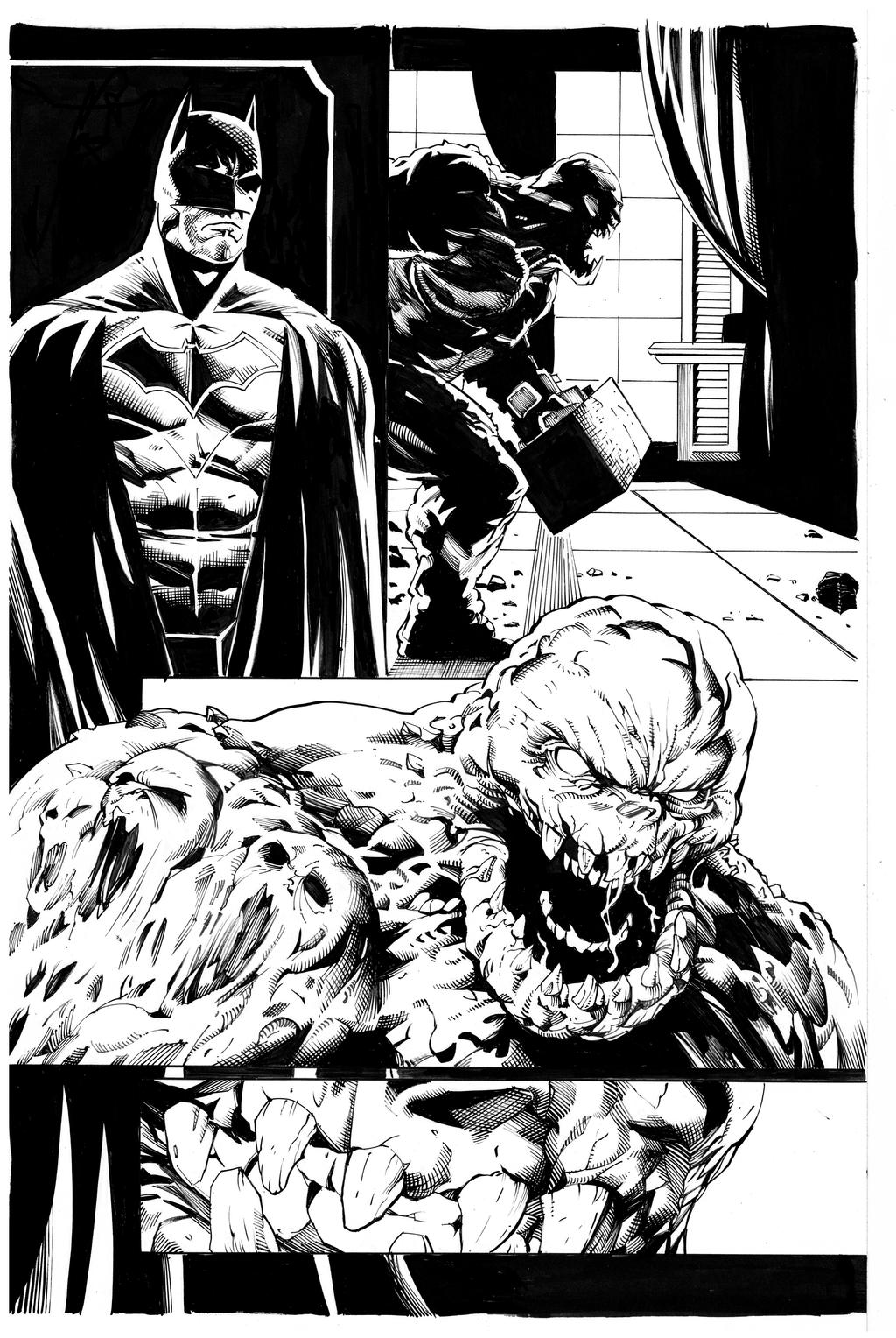Batman And Clayface 1 By Mendonca Clean