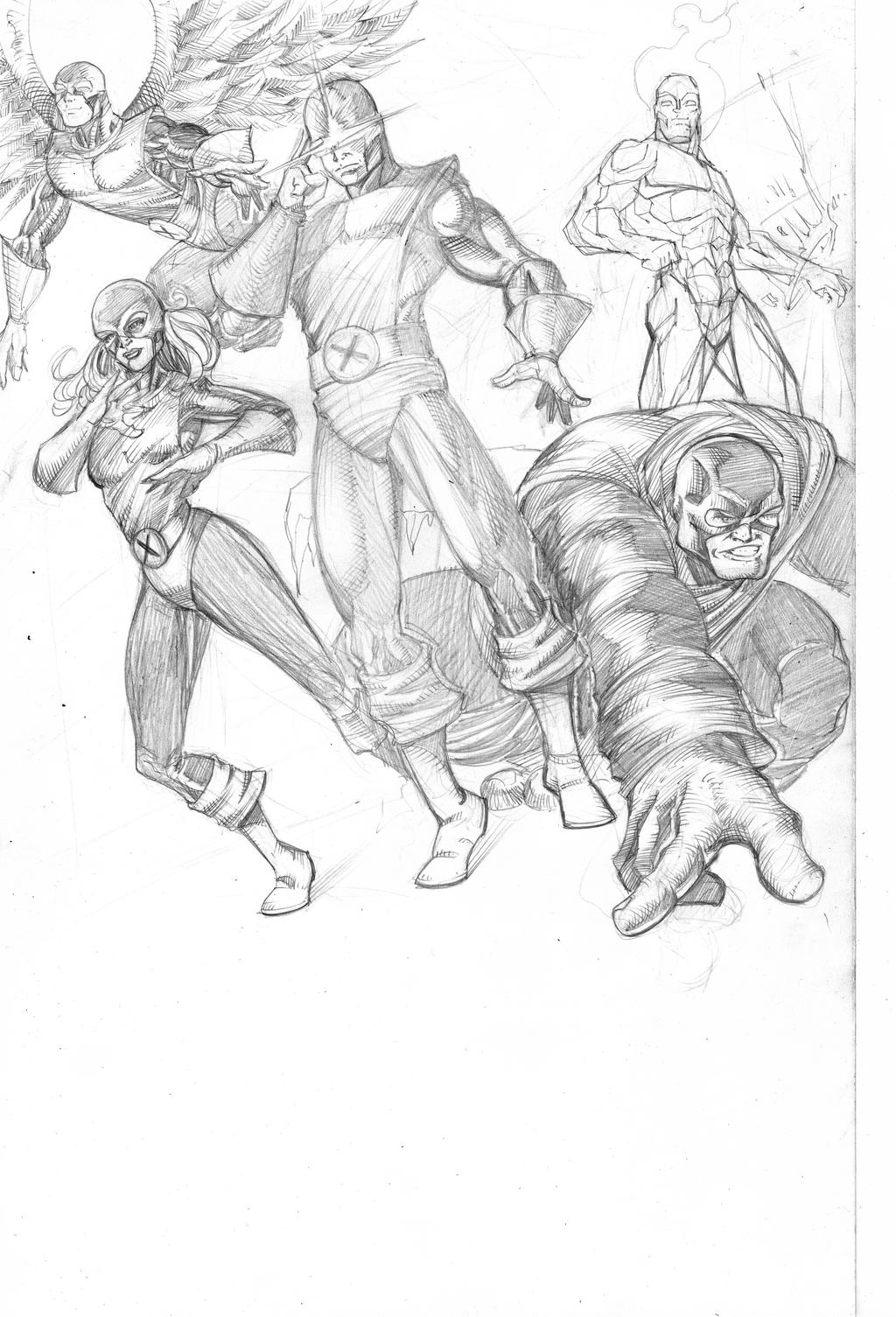 Original X-Men by Curiel