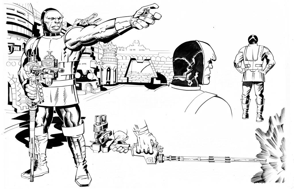 Darkside By Kirby inks by Curiel