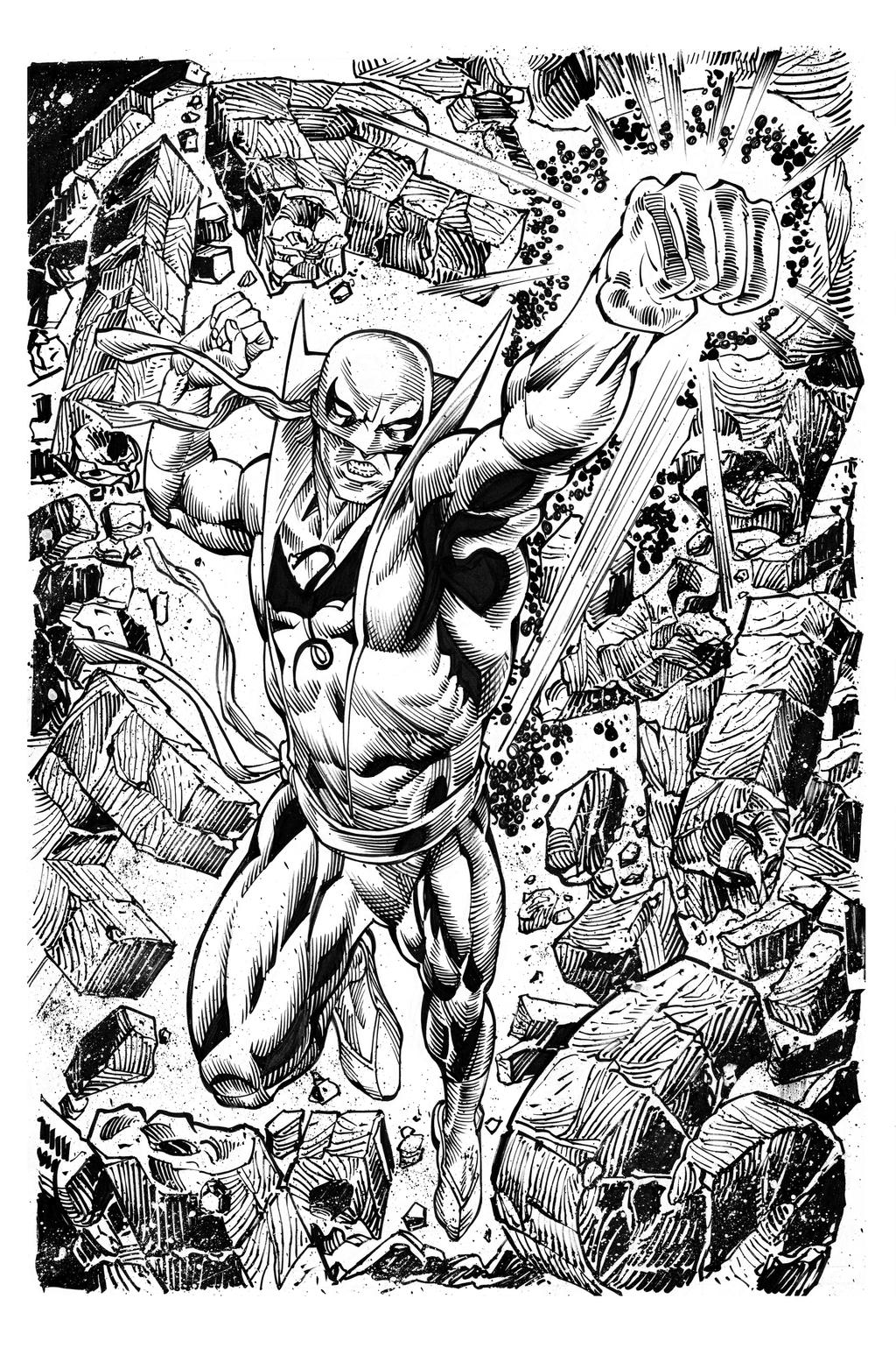 Iron Fist By Joe Bennett inks by Curiel
