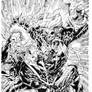King In Black By Stegman inks by Curiel