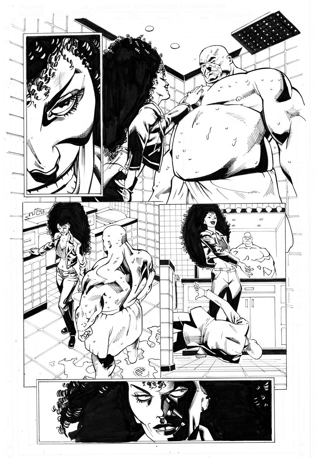 Daredevil By Hawthorne, inks by Curiel