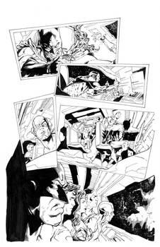 Justice League By Robson inks by Curiel