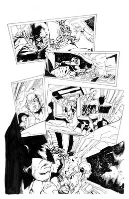 Justice League By Robson inks by Curiel
