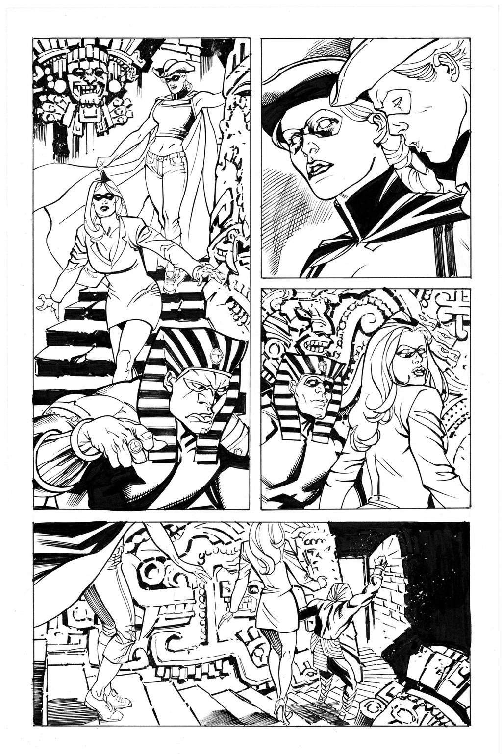 Tom Strong By Yanick Paquete inks by Curiel