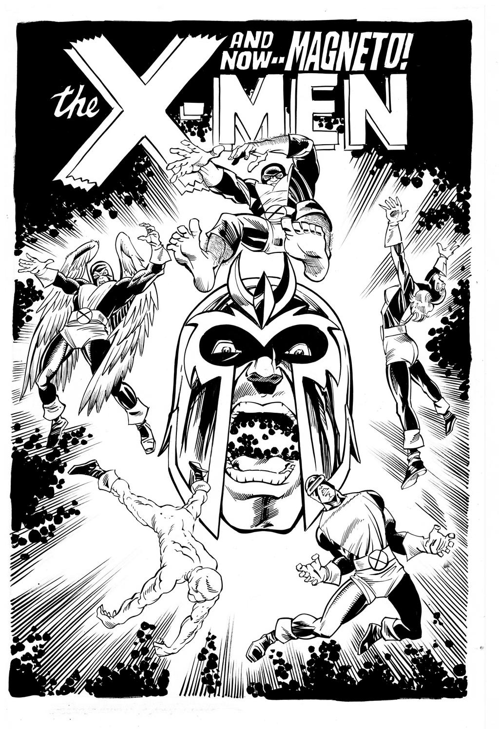 X-men By Ron Frenz inks by Curiel