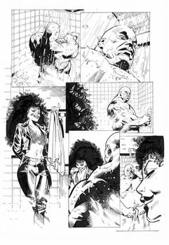 Daredevil By Mike Hawthorne inks by Curiel