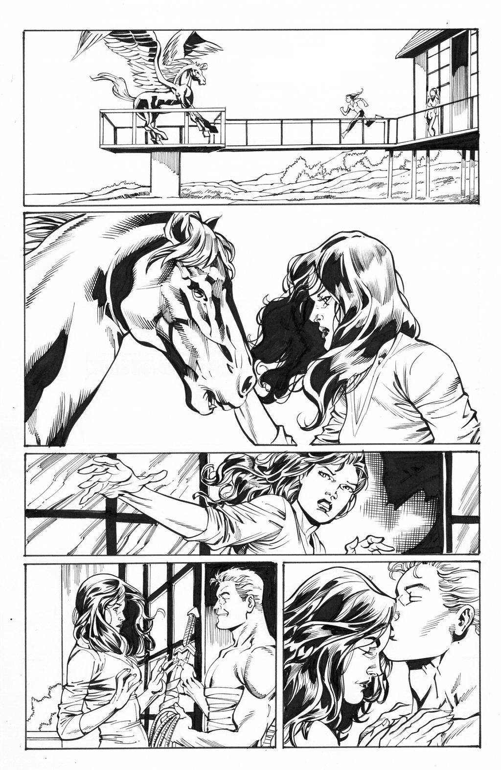 Wonder Woman By Jesus Merino inks by Curiel