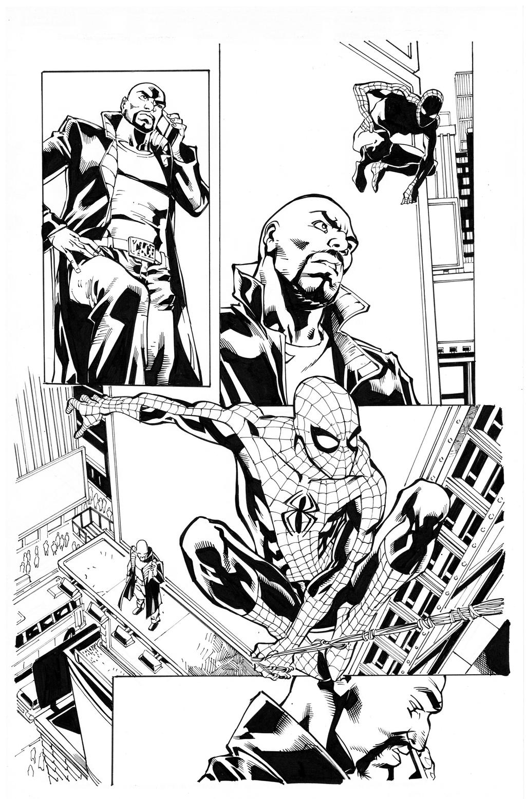 Spider By Mahmud Asrar, inks by Curiel