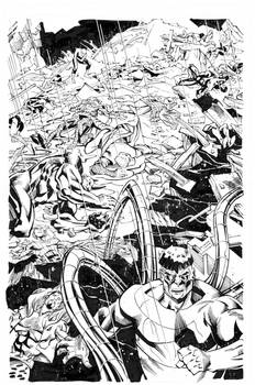 doc ock by Diogenes Neves inks by Curiel