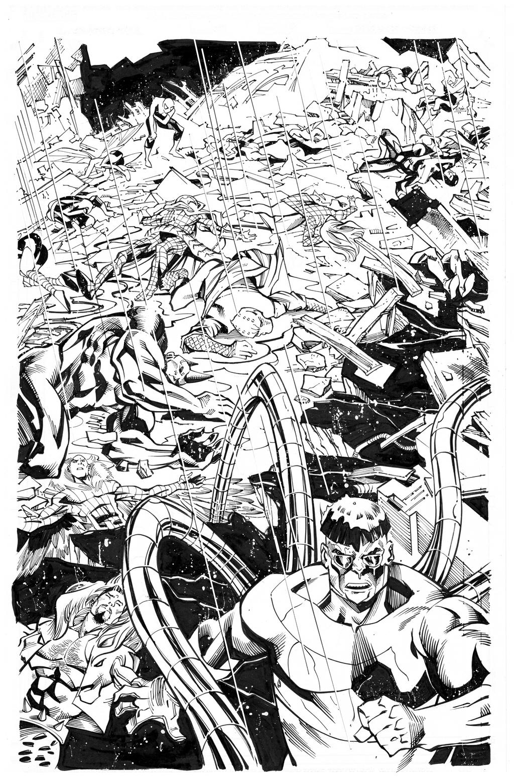 doc ock by Diogenes Neves inks by Curiel