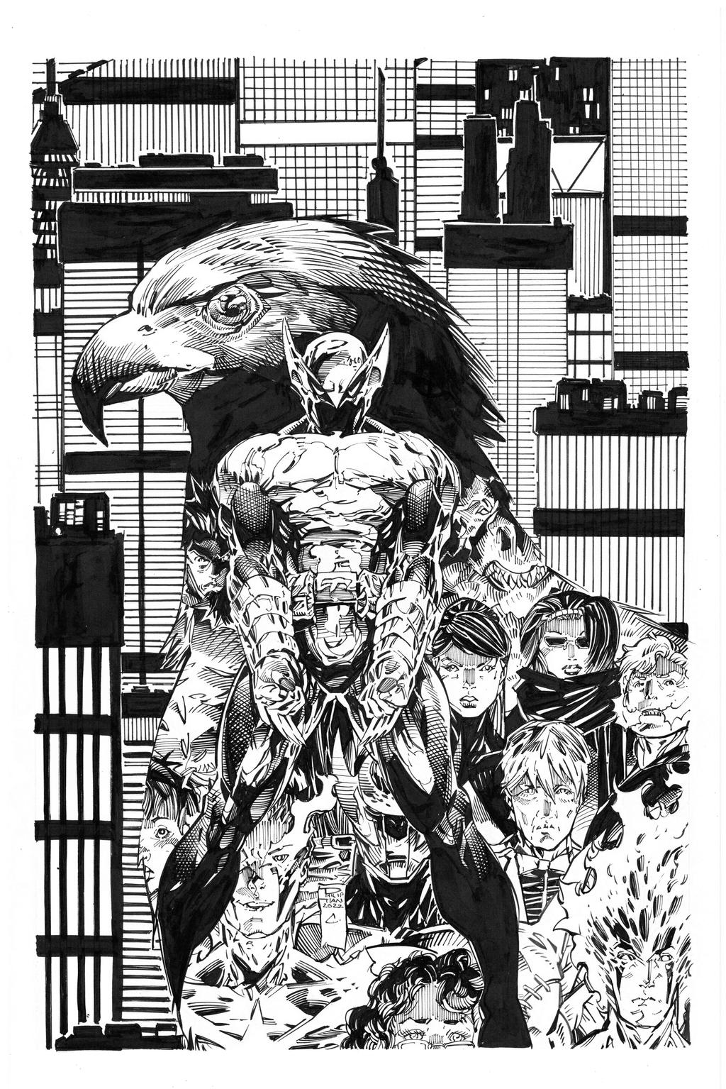 Shadowhawk By Philip Tan, inks by Curiel