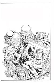 Superman Batman By Ivan Reis inks by Curiel