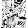 Spiderman By Sergio Davila inks by Curiel