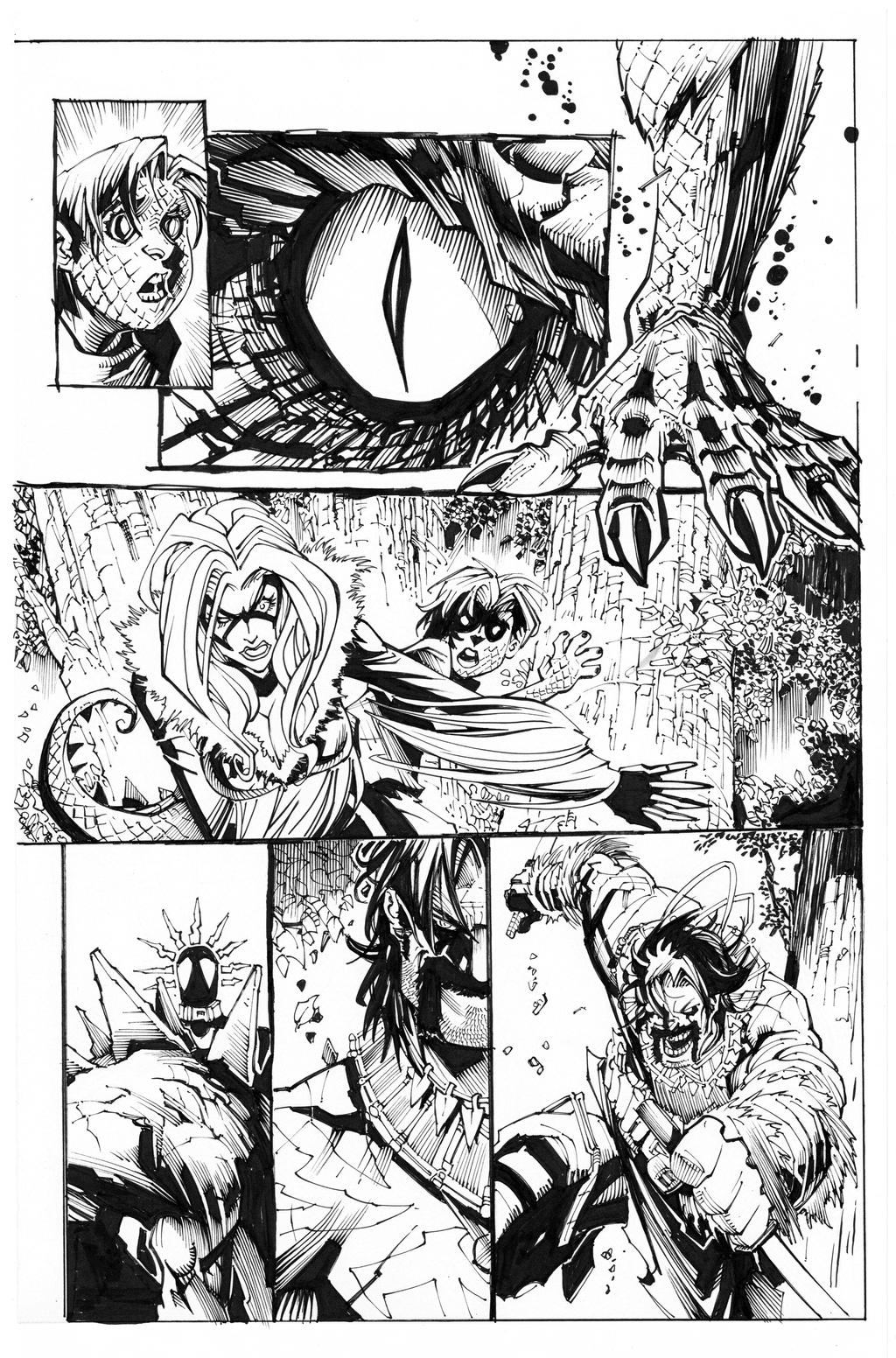Spidey By Gerardo Sandoval inks by Curiel