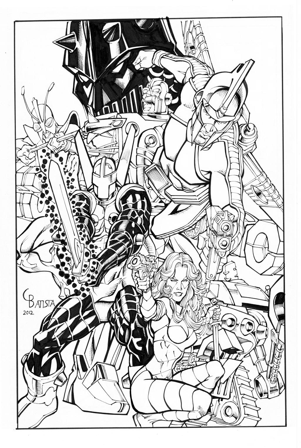 Micronauts By Chris Batista, inks by Curiel