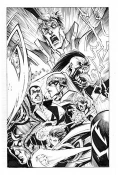 Marvel 2099 By Gerardo Sandoval inks by Curiel