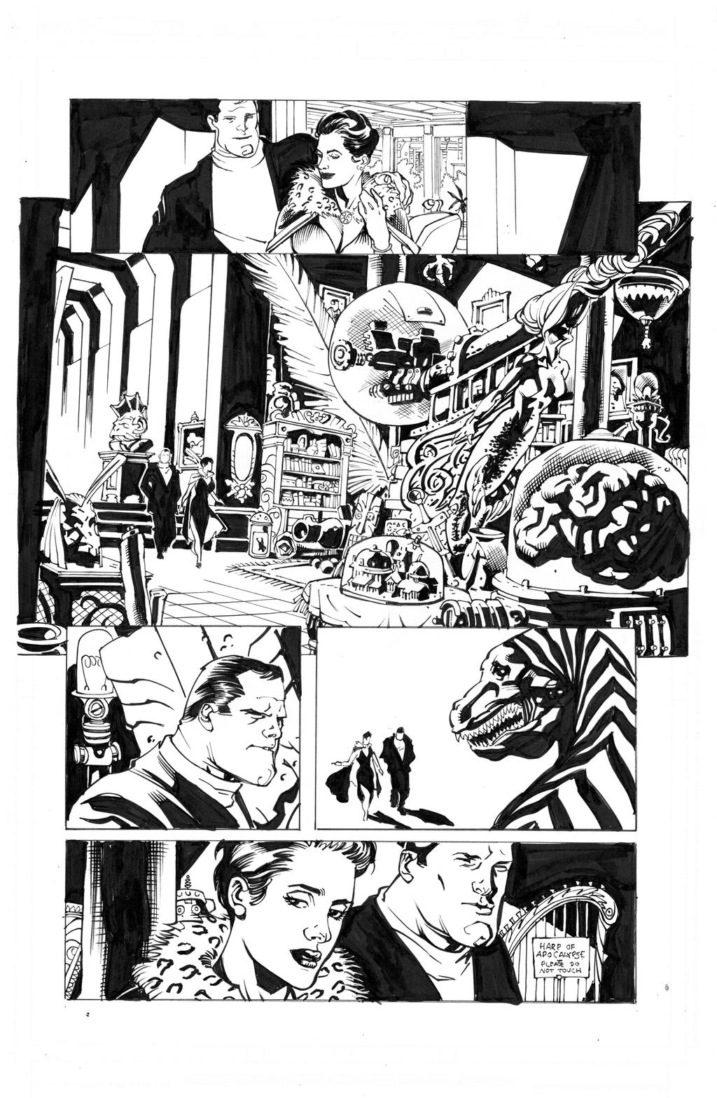 Tom Strong By Yanick Paquete inks by Curiel pg 4