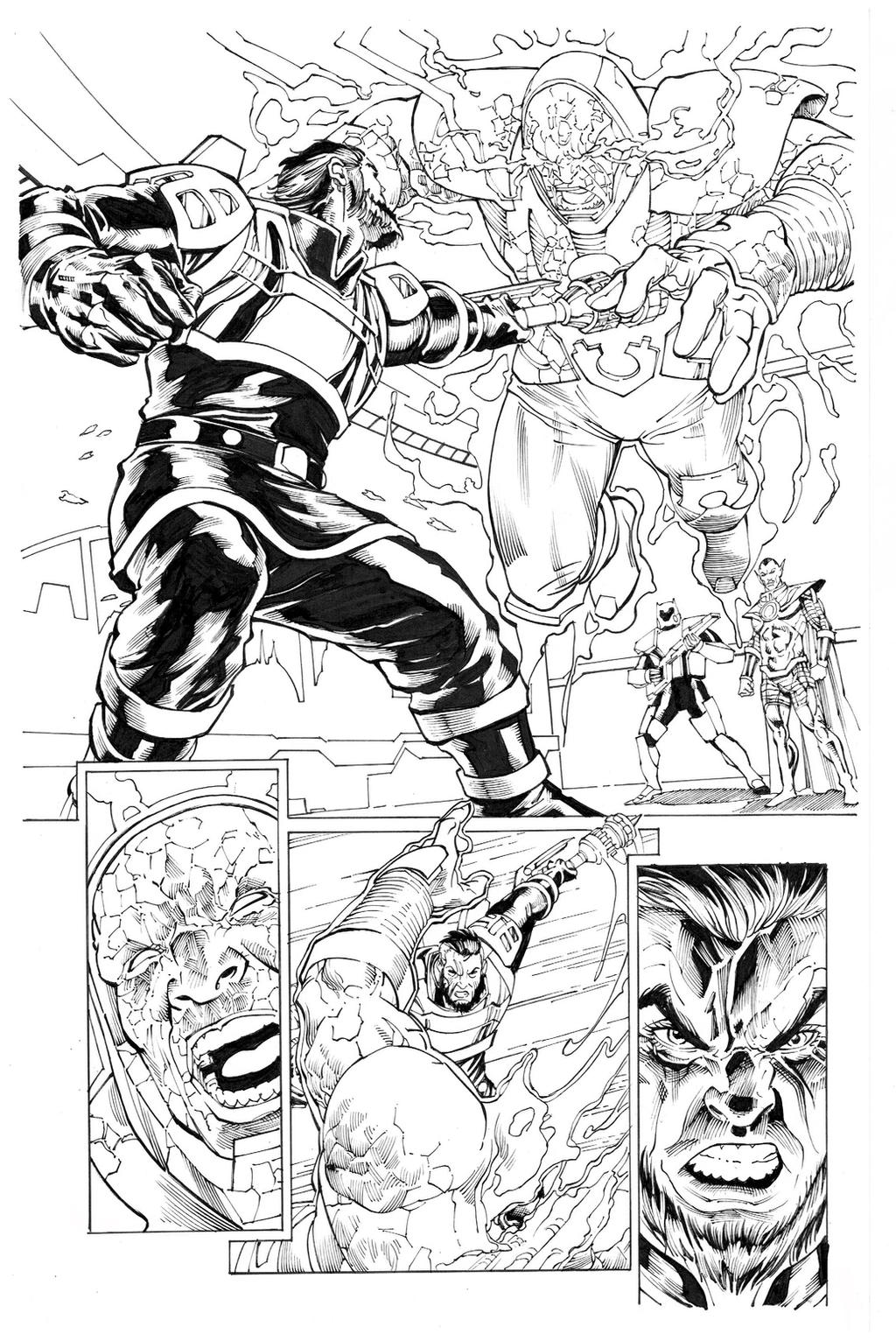 Sinestro pg 16 By Martin Coccolo inks by Curiel