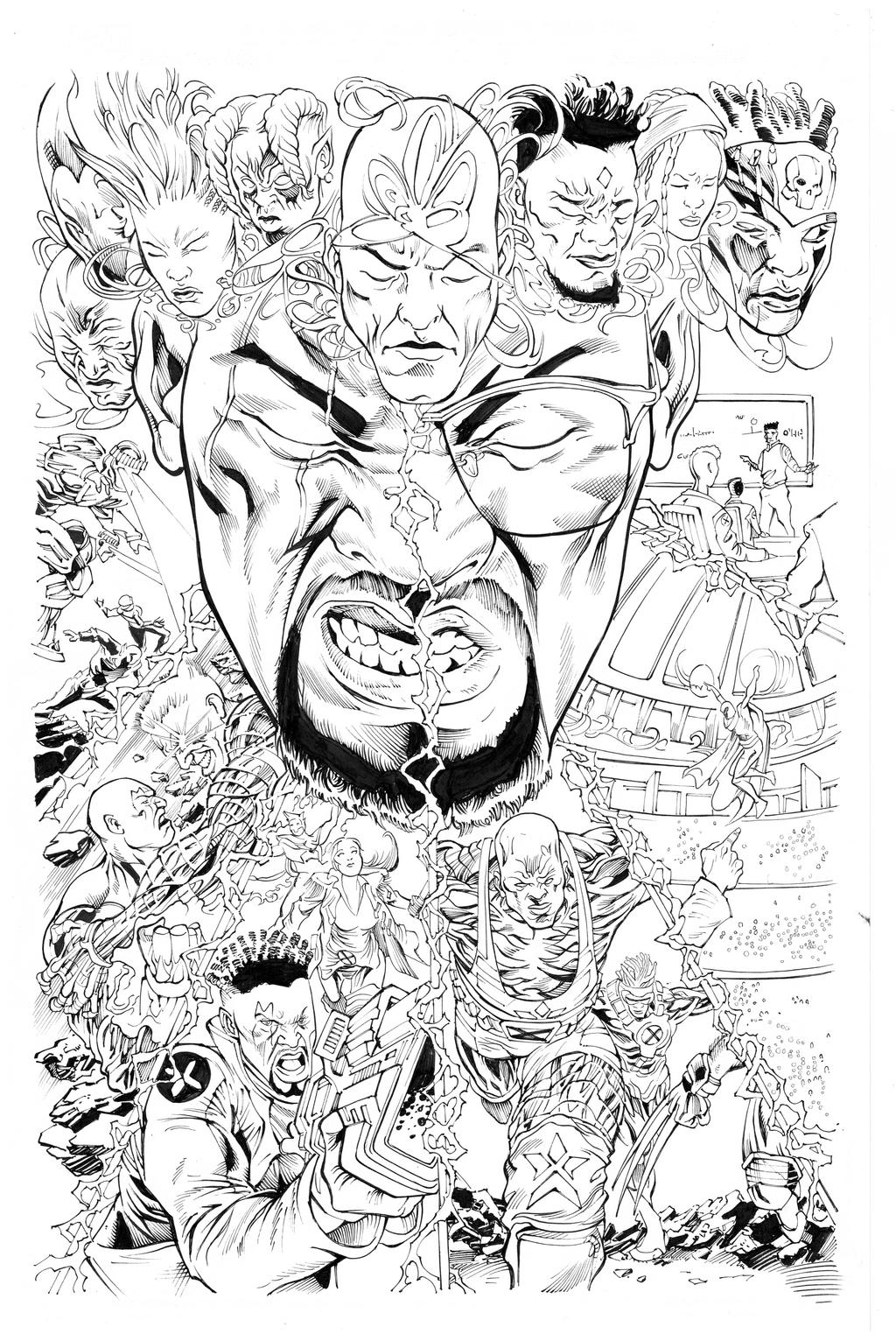 Bishop By Sean Hill inks by Curiel