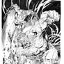 Hulk Vs Wolverine By Syaf, inks by Curiel
