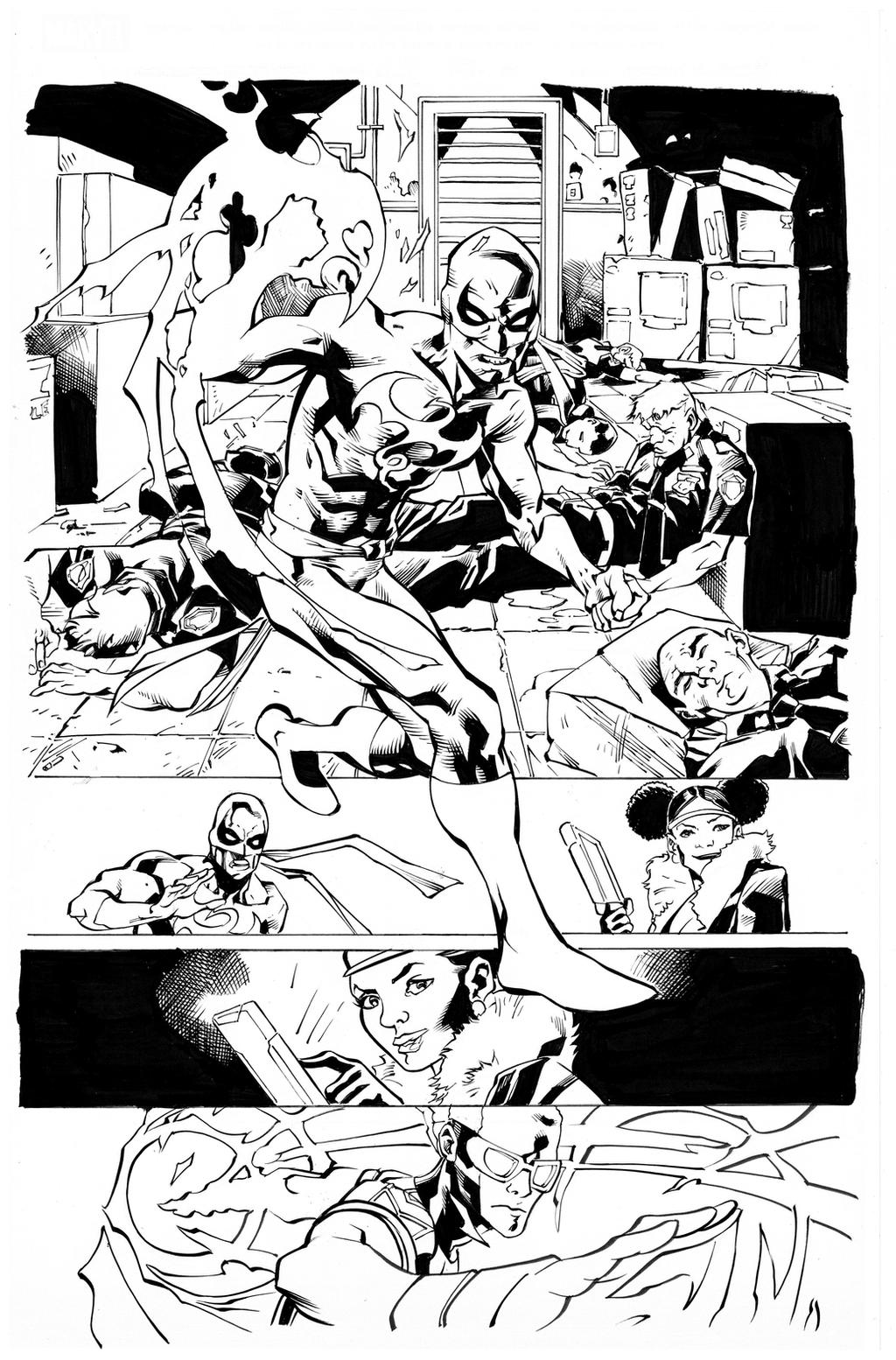 Iron Fist By Asrar inks by Curiel