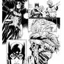 Batgirl By Sampere inks by Curiel