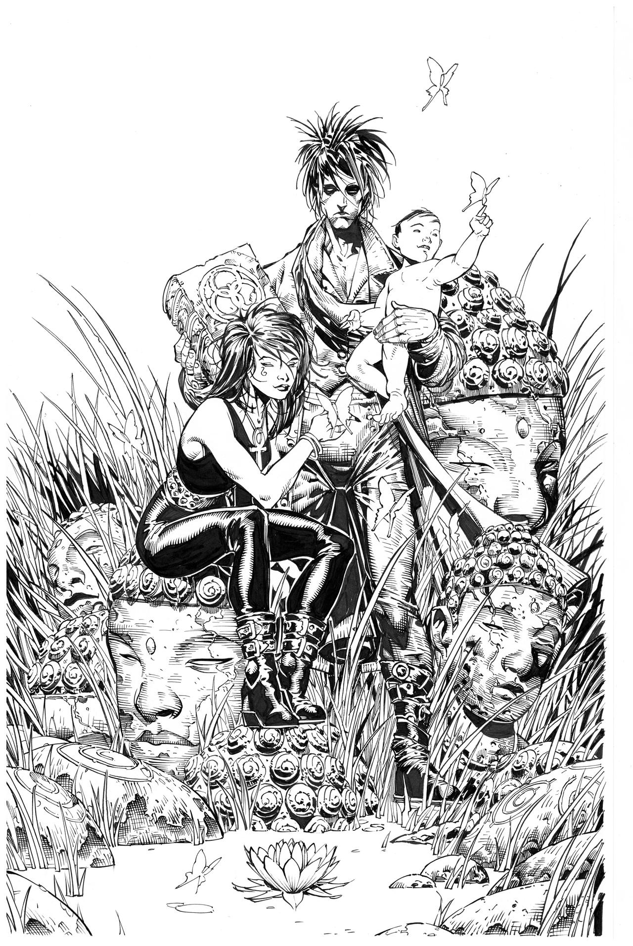 The Sandman by Stephen Platt, inks by Curiel