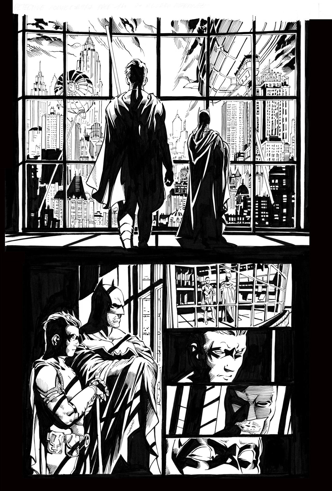 Batman by Alvaro Martinez inks by Curiel