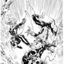 Spidey and Venom By Ryan Stegman, inks by Curiel